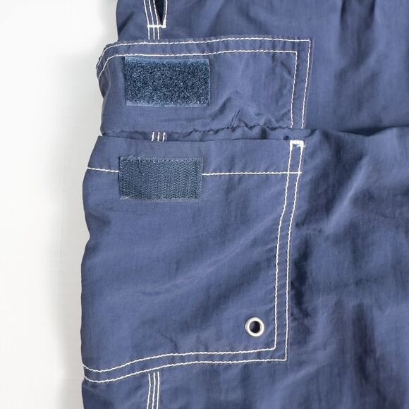 Polo Ralph Lauren Cargo Swim Trunks Mens XL Navy Blue Drawstring Mesh Lined Pony - Picture 11 of 16